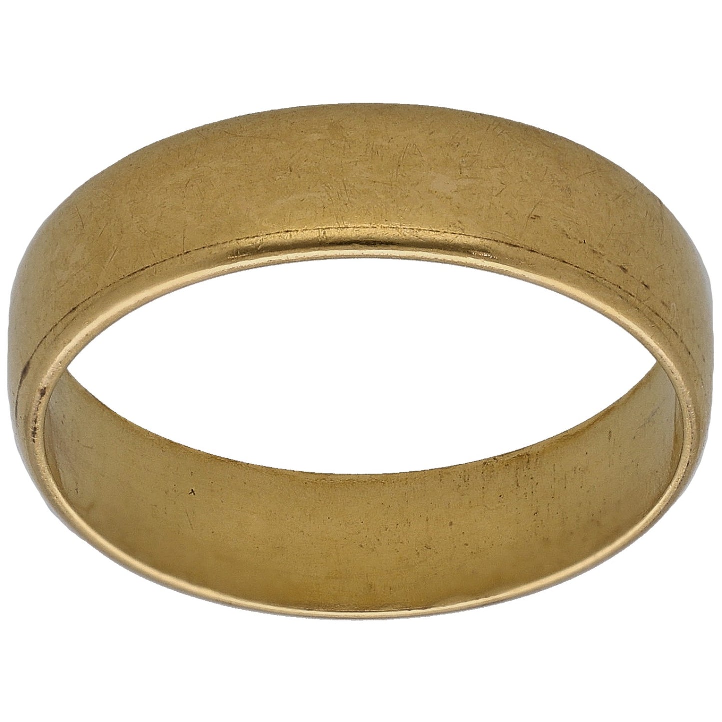 22ct Gold Plain Wedding Ring Size O