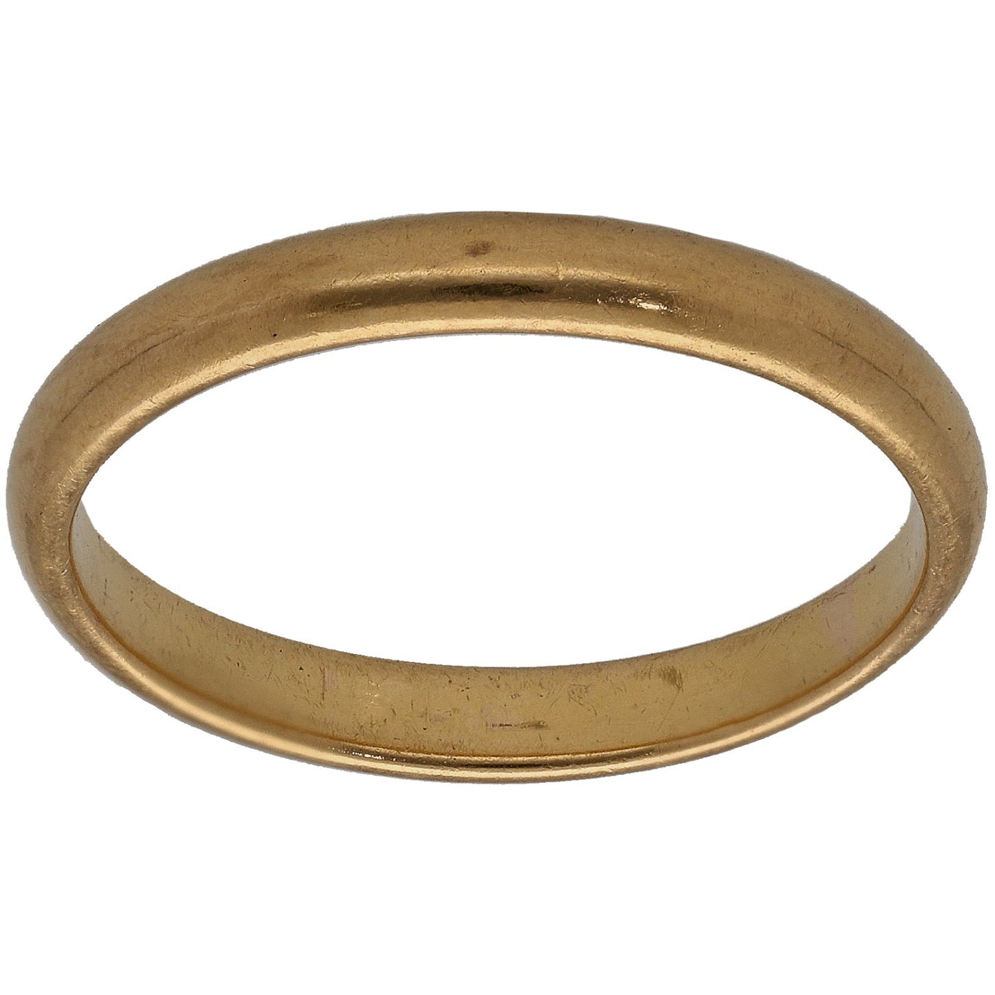 22ct Gold Plain Wedding Ring Size P