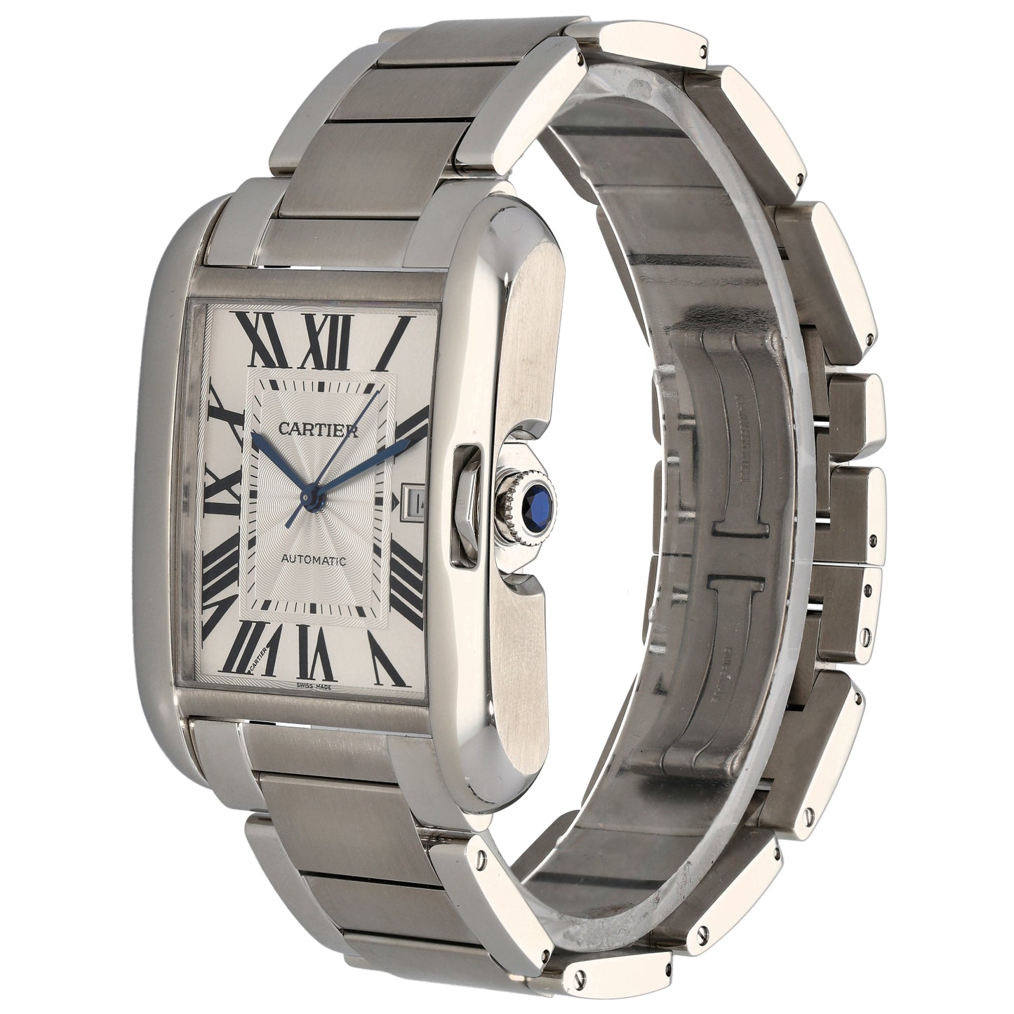 Cartier Tank Anglaise 3507 37mm Stainless Steel Watch