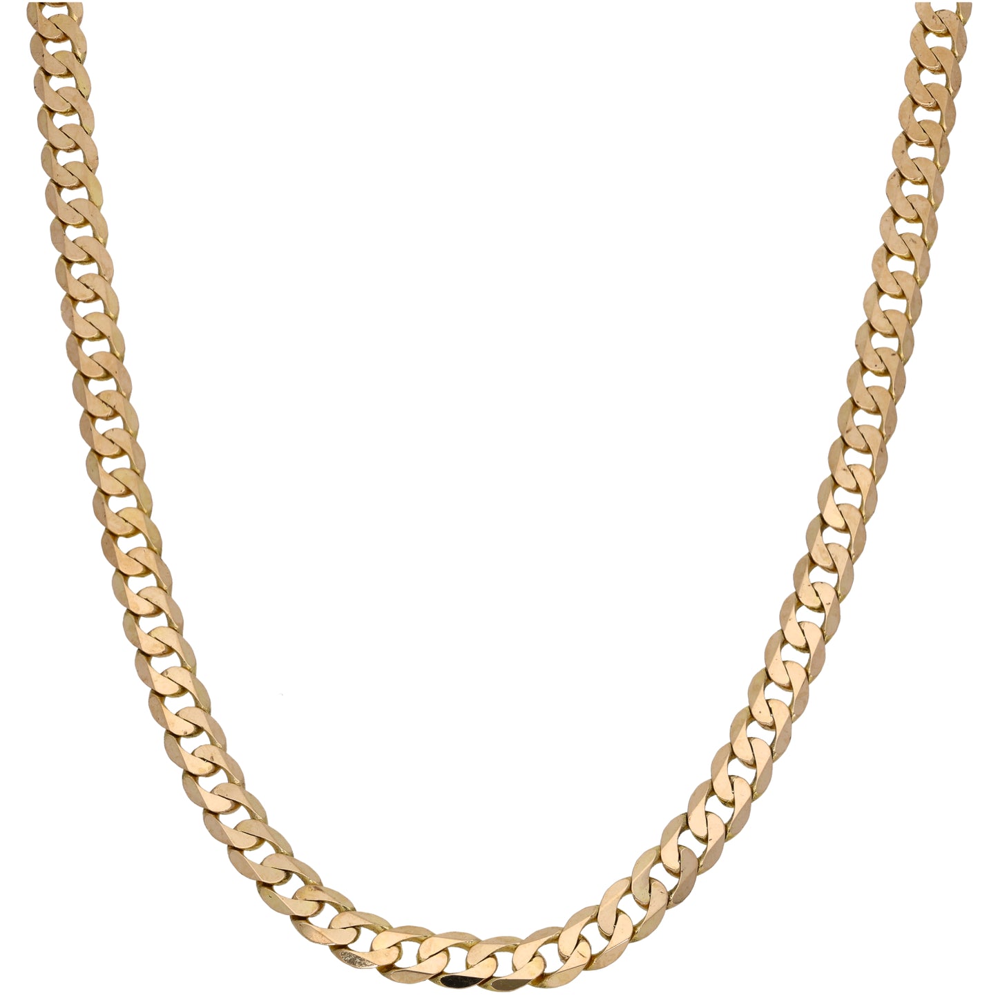9ct Gold Curb Chain 20"
