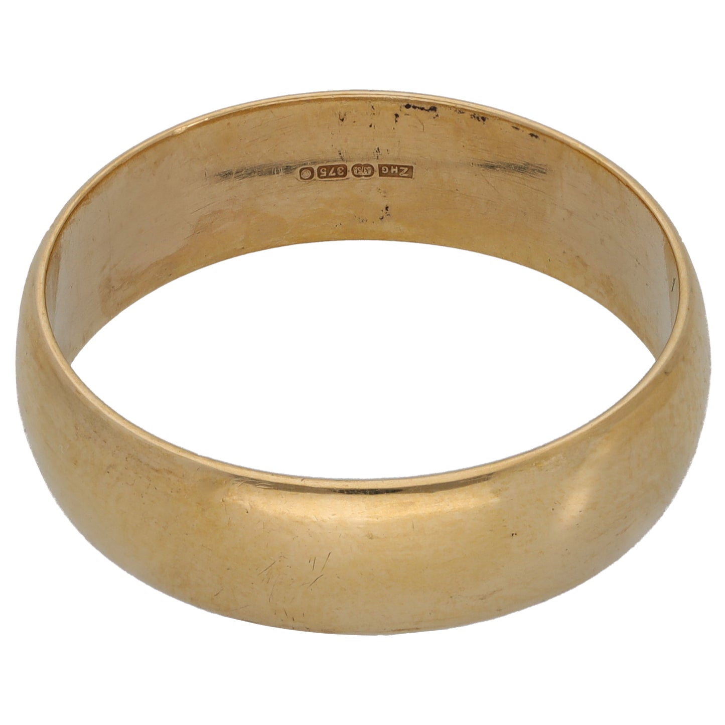 9ct Gold Plain Wedding Ring Size Z