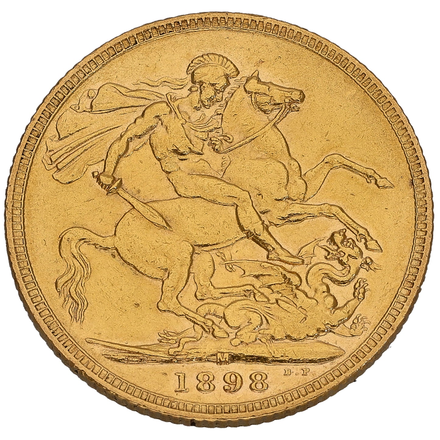 22ct Gold Queen Victoria Full Sovereign Coin 1898