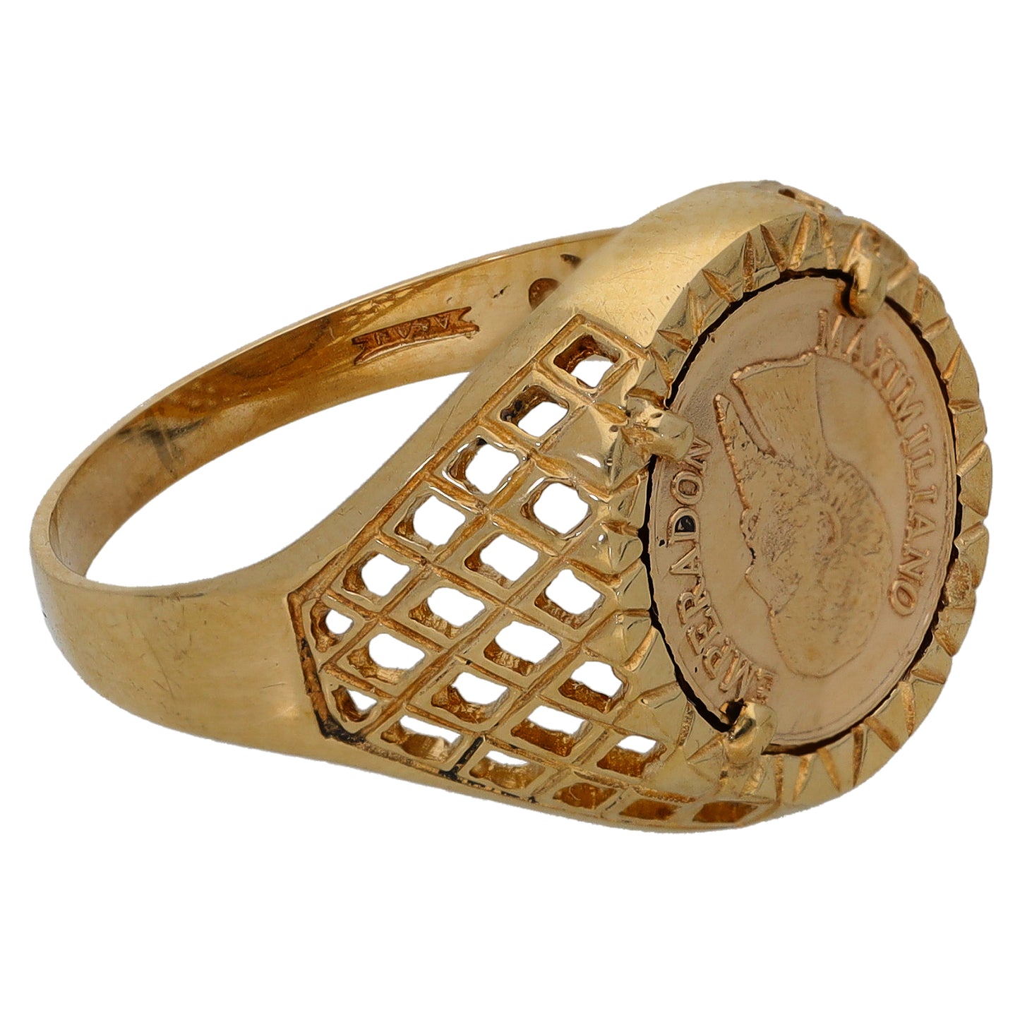 9ct Gold Emblem Ring Size N
