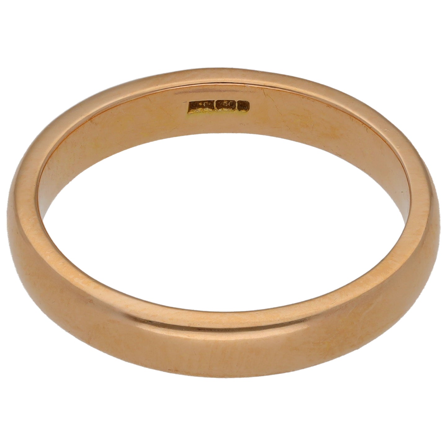 18ct Gold Plain Wedding Ring Size U 1/2