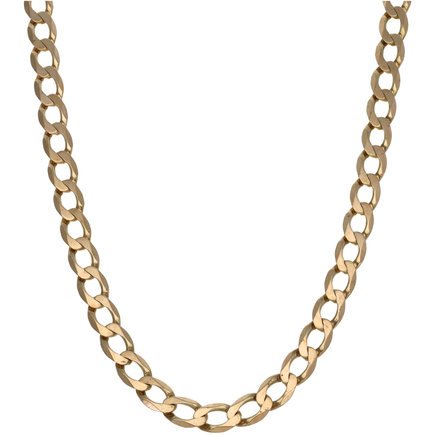 9ct Gold Curb Chain 20"