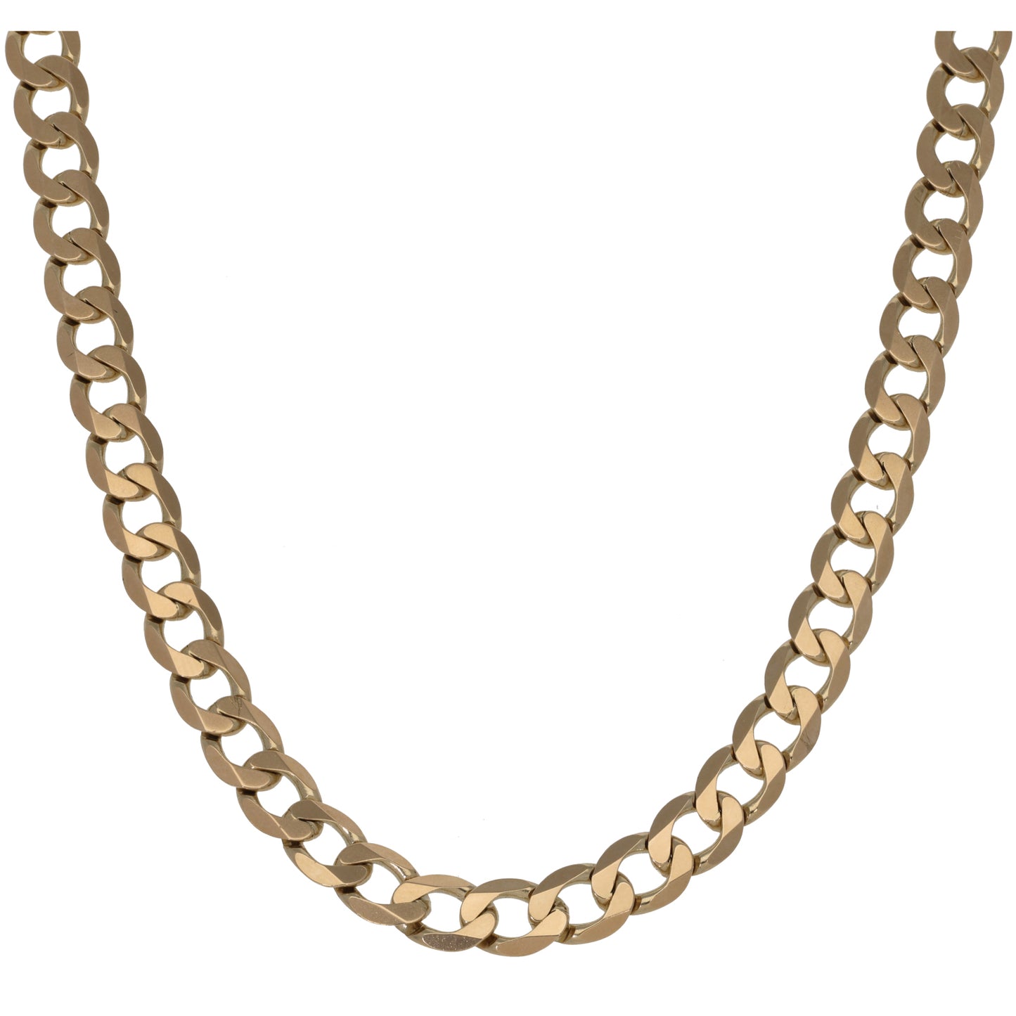 9ct Gold Curb Chain 20"