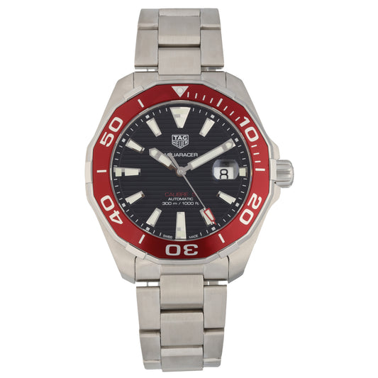 Tag Heuer Aquaracer WAY201K 43mm Stainless Steel Watch