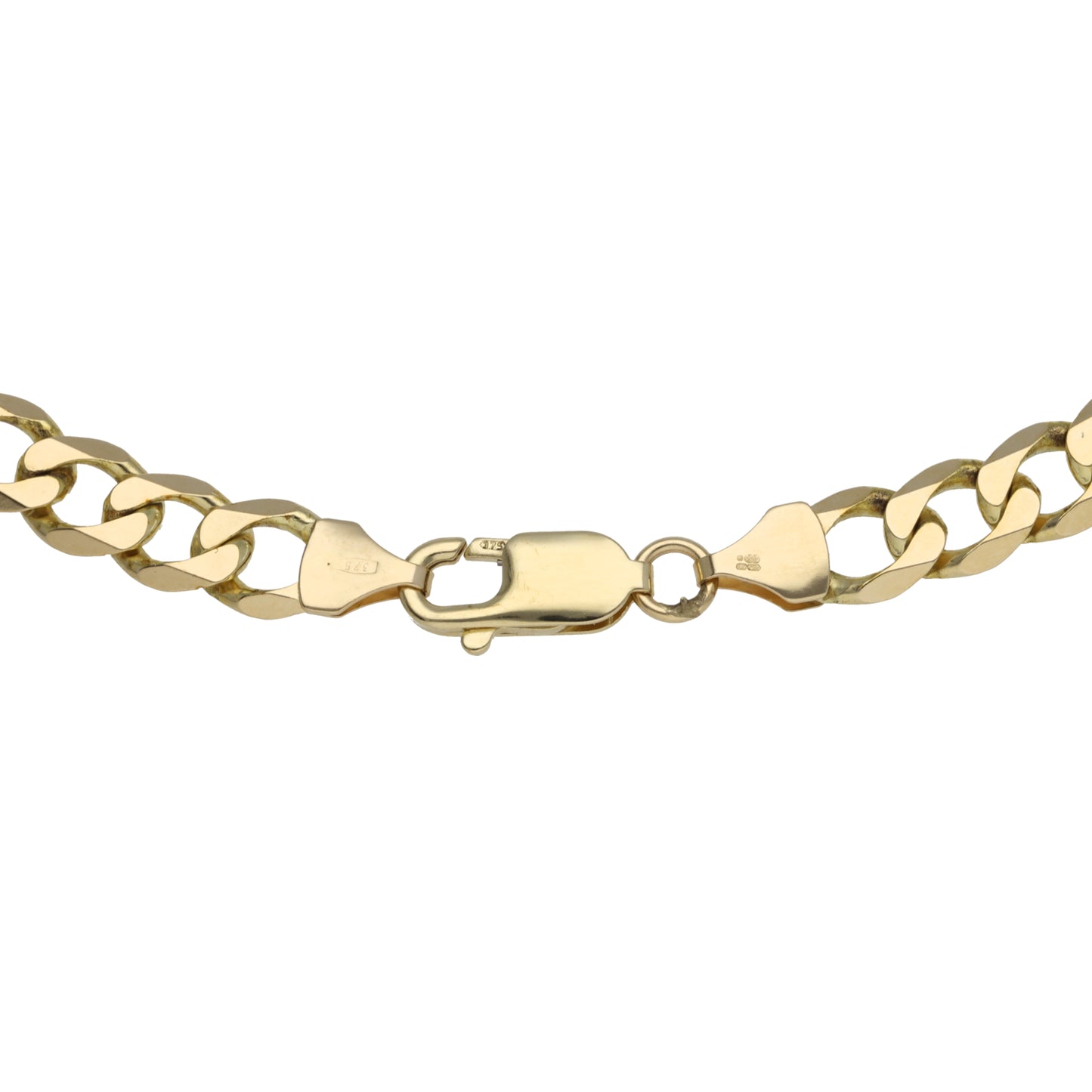 9ct Gold Curb Chain 22"