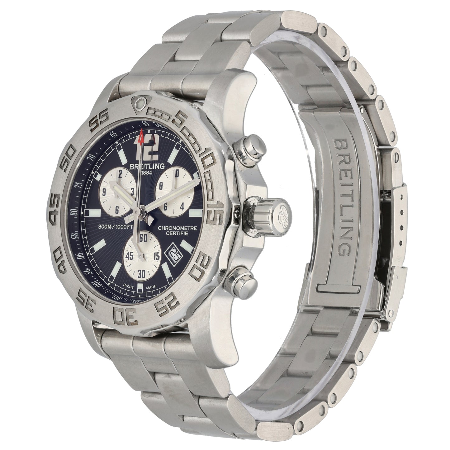 Breitling Colt Chrono II A73387 43mm Stainless Steel Watch