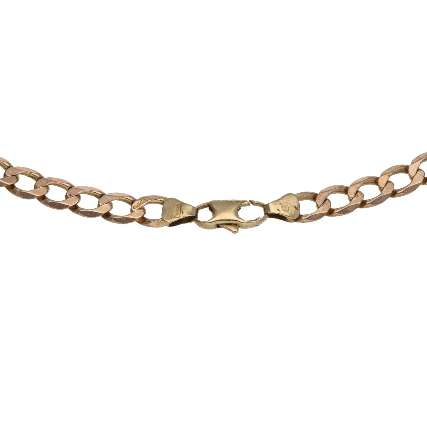 9ct Gold Curb Chain 20"