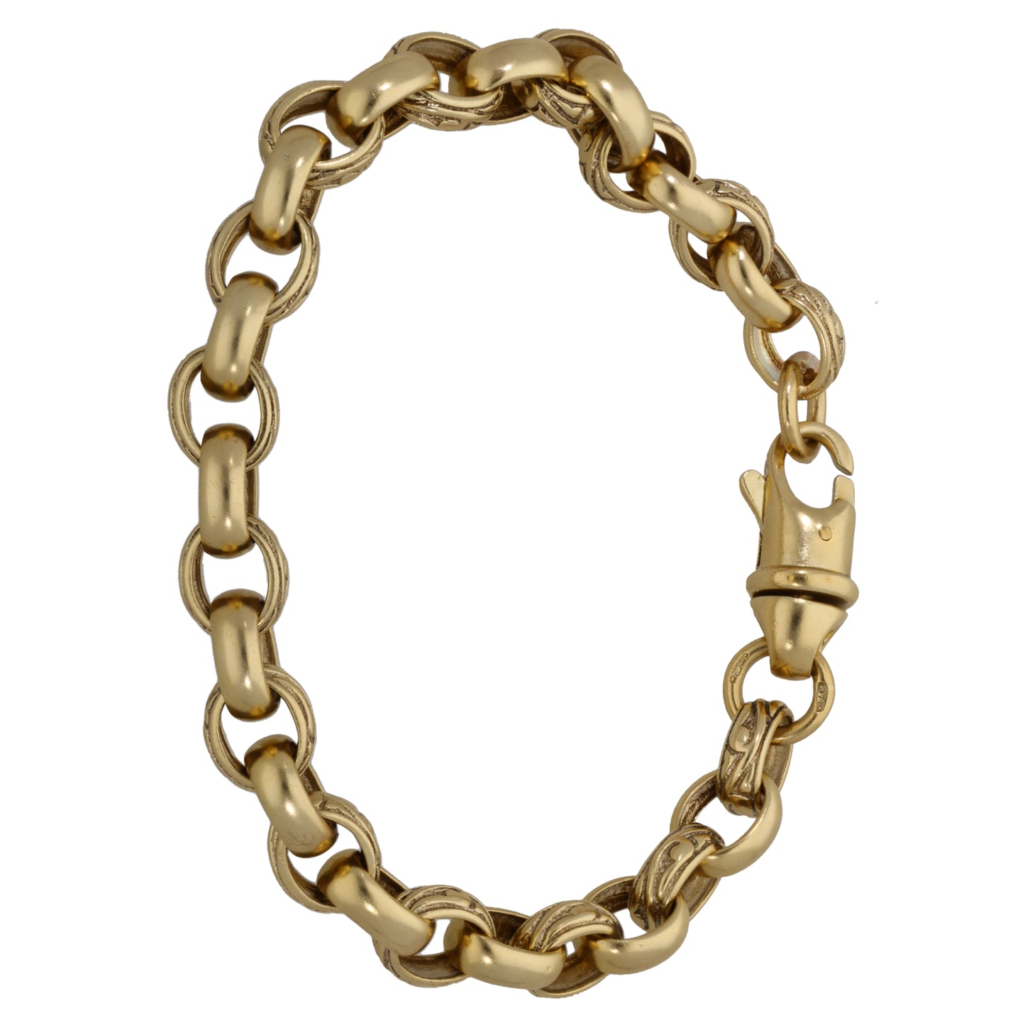 9ct Gold Belcher Bracelet