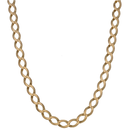 9ct Gold Curb Chain 24"