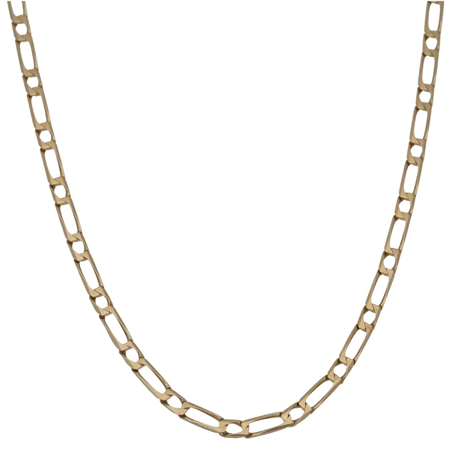 9ct Gold Figaro Chain 22"