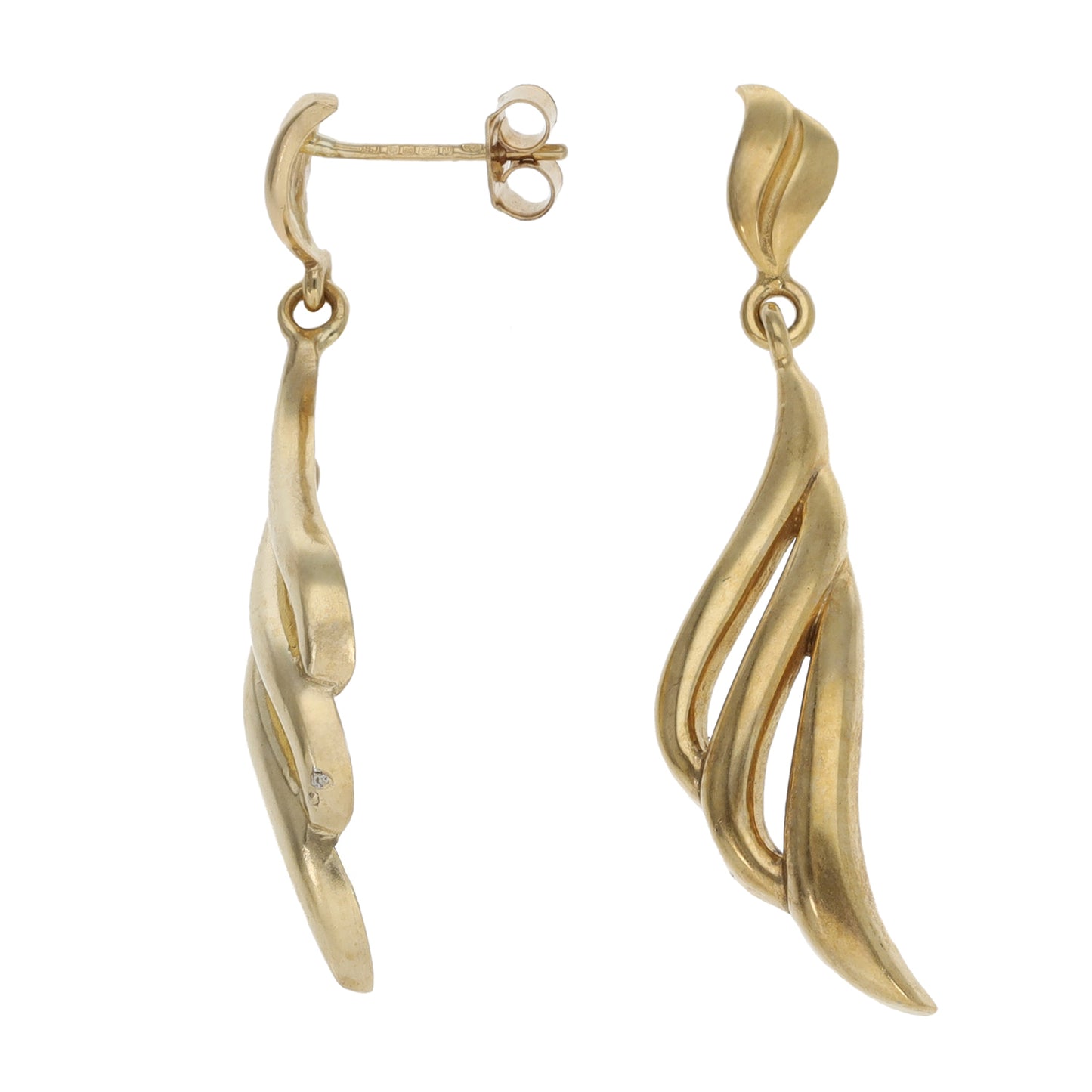 9ct Gold Drop Earrings