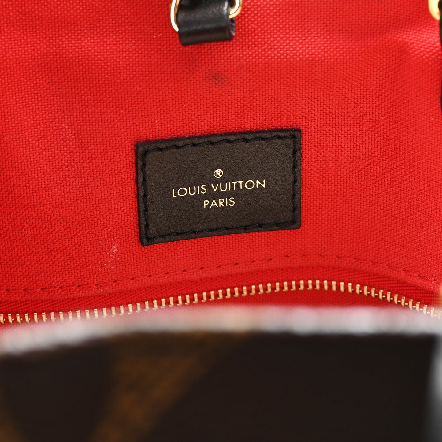 Louis Vuitton MM OnTheGo Tote Monogram Reverse Coated Canvas Bag - Brown