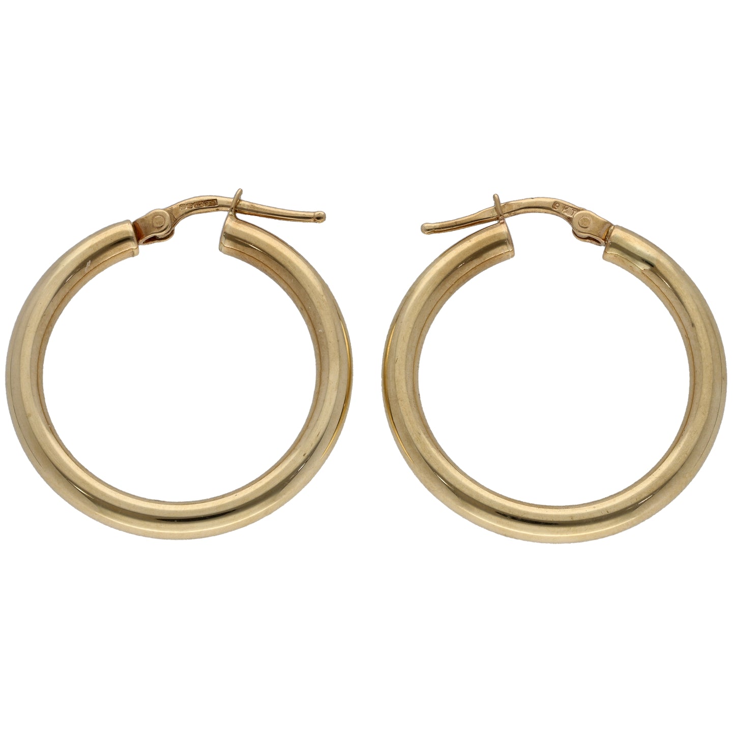 9ct Gold Hoop Earrings