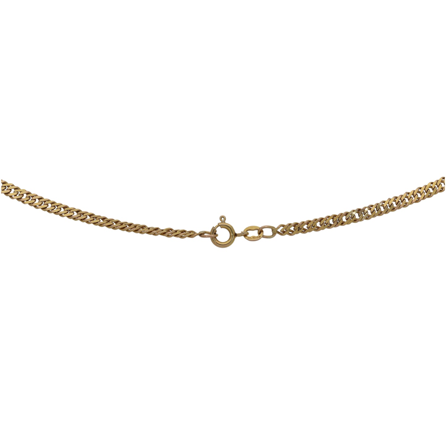 9ct Gold Curb Chain 20"