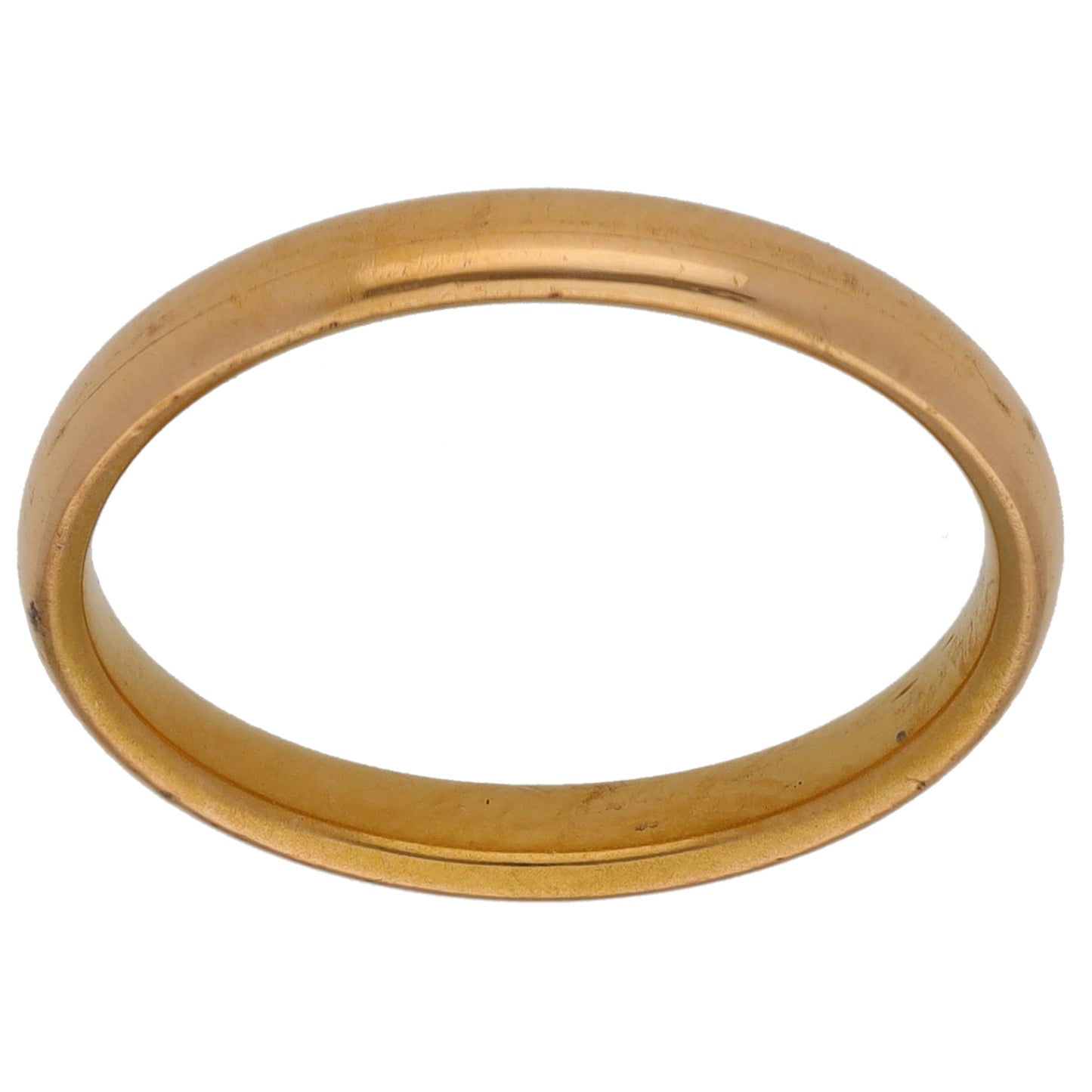 22ct Gold Plain Wedding Ring Size M