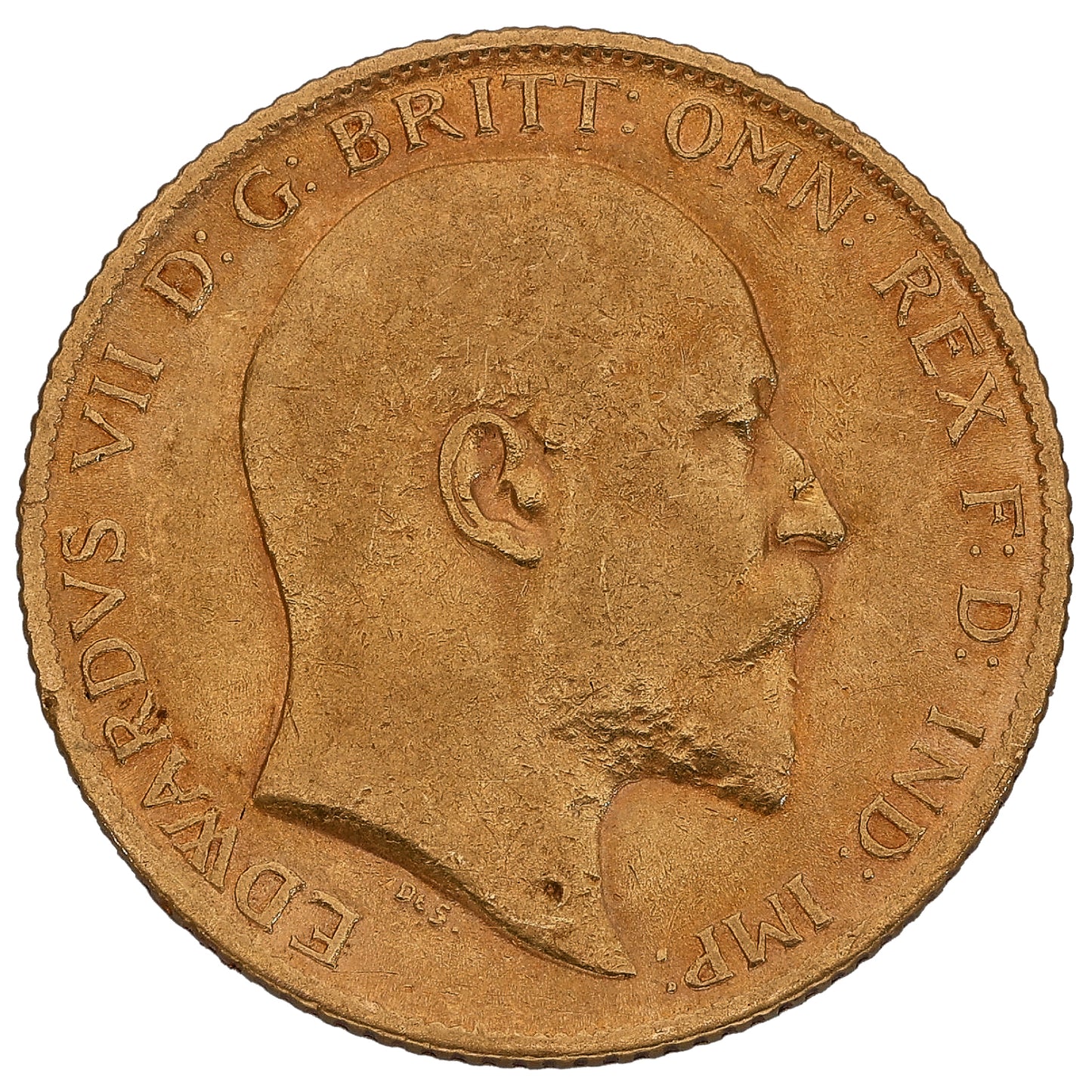 22ct Gold King Edward VII Half Sovereign Coin 1907