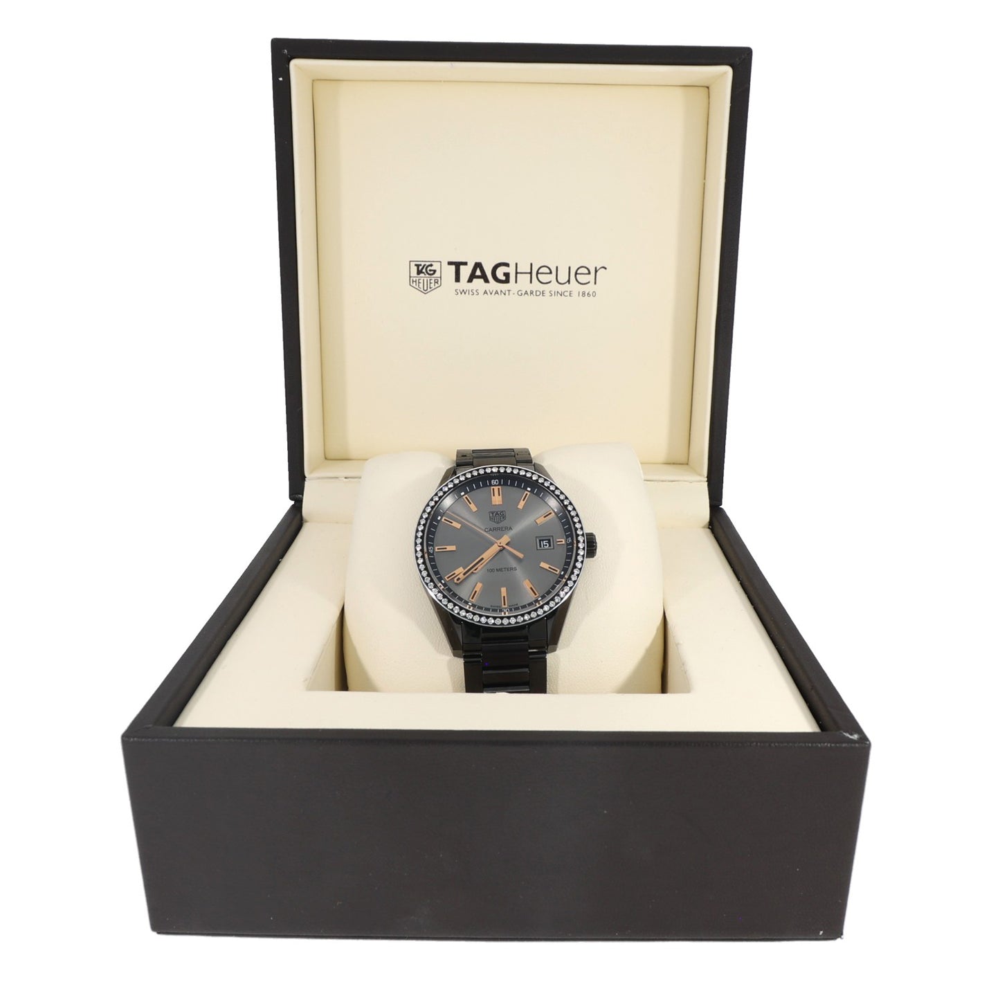 Tag Heuer Carrera WAR1115 39mm PVD Stainless Steel Watch