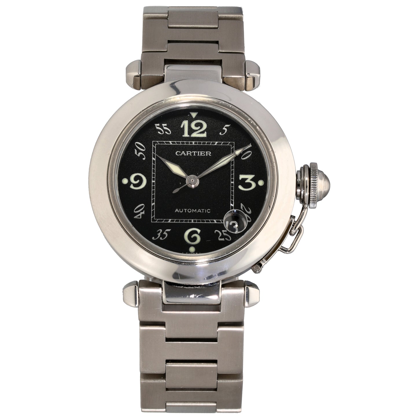 Cartier Pasha 2324 35mm Stainless Steel Watch