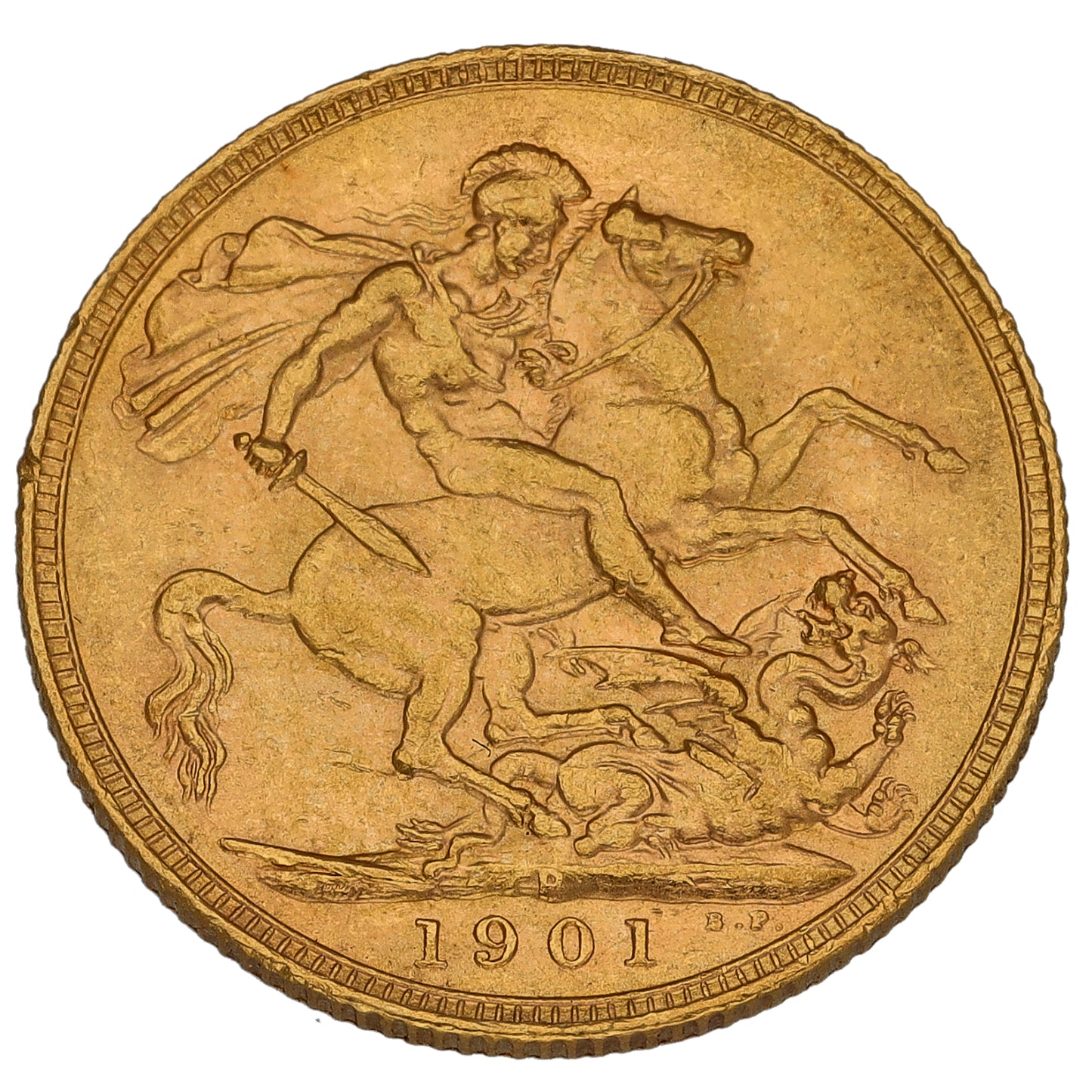 22ct Gold Queen Victoria Full Sovereign Coin 1901