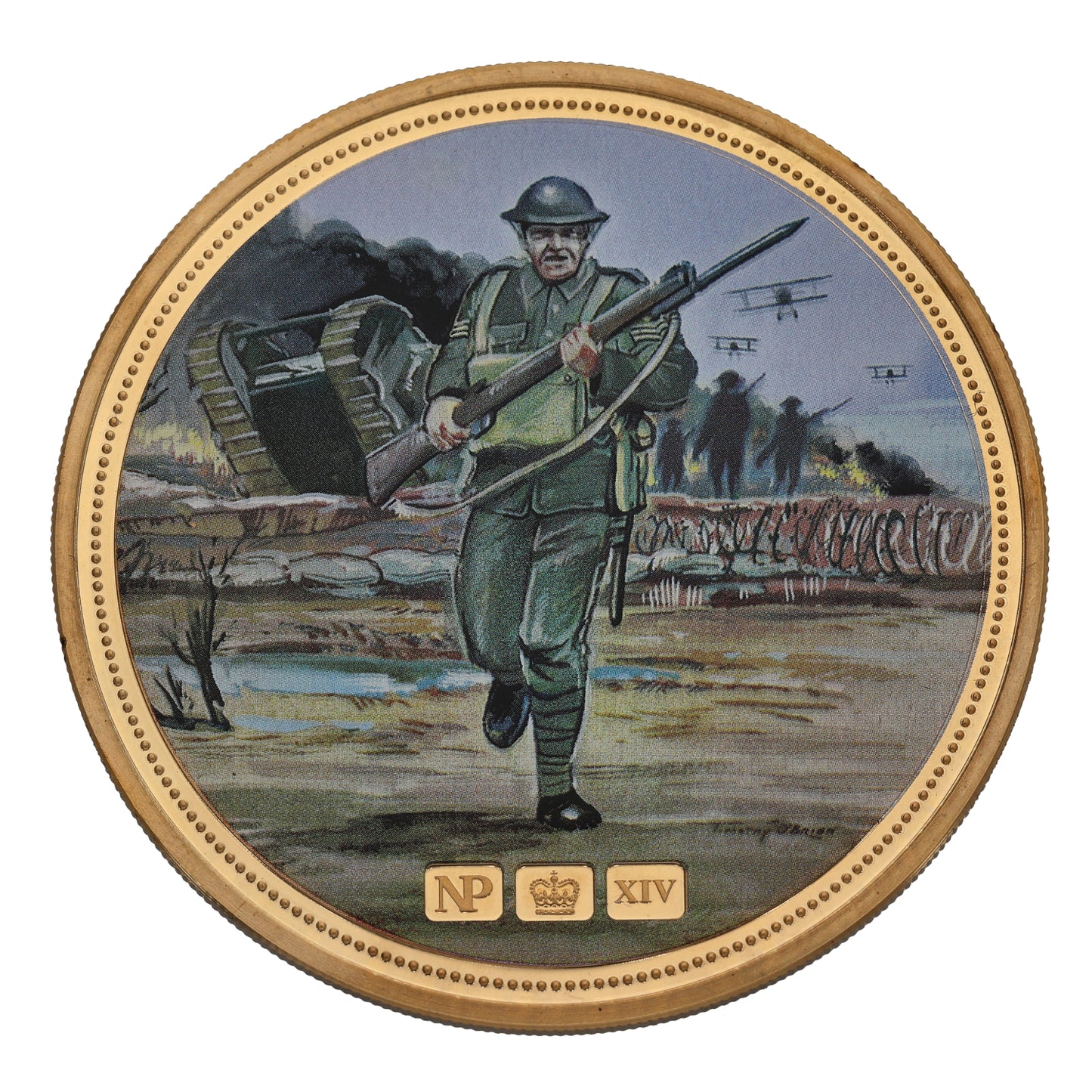 9ct Gold The First World War Centenary Coin
