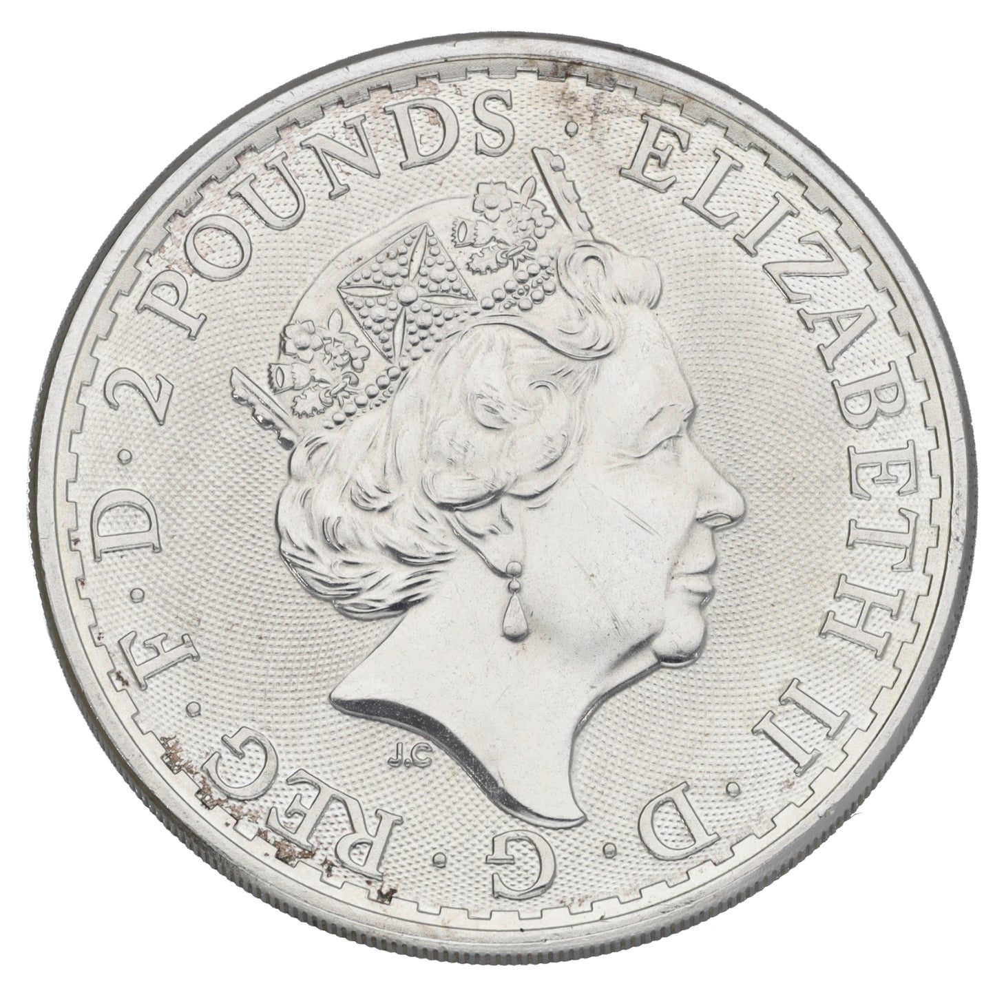 Fine Silver Queen Elizabeth II 1 OZ Britannia Coin 2021
