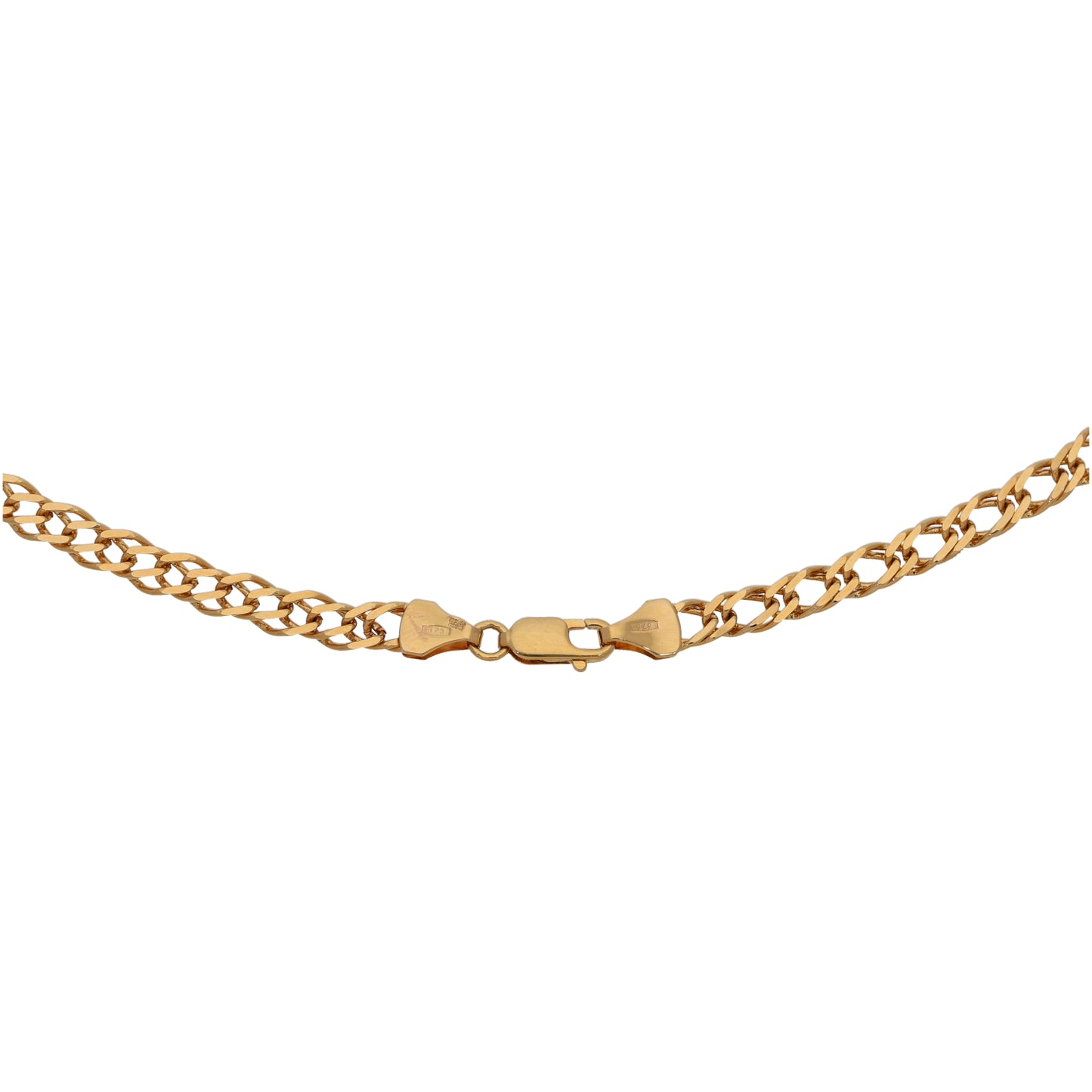 9ct Gold Double Curb Chain 24"
