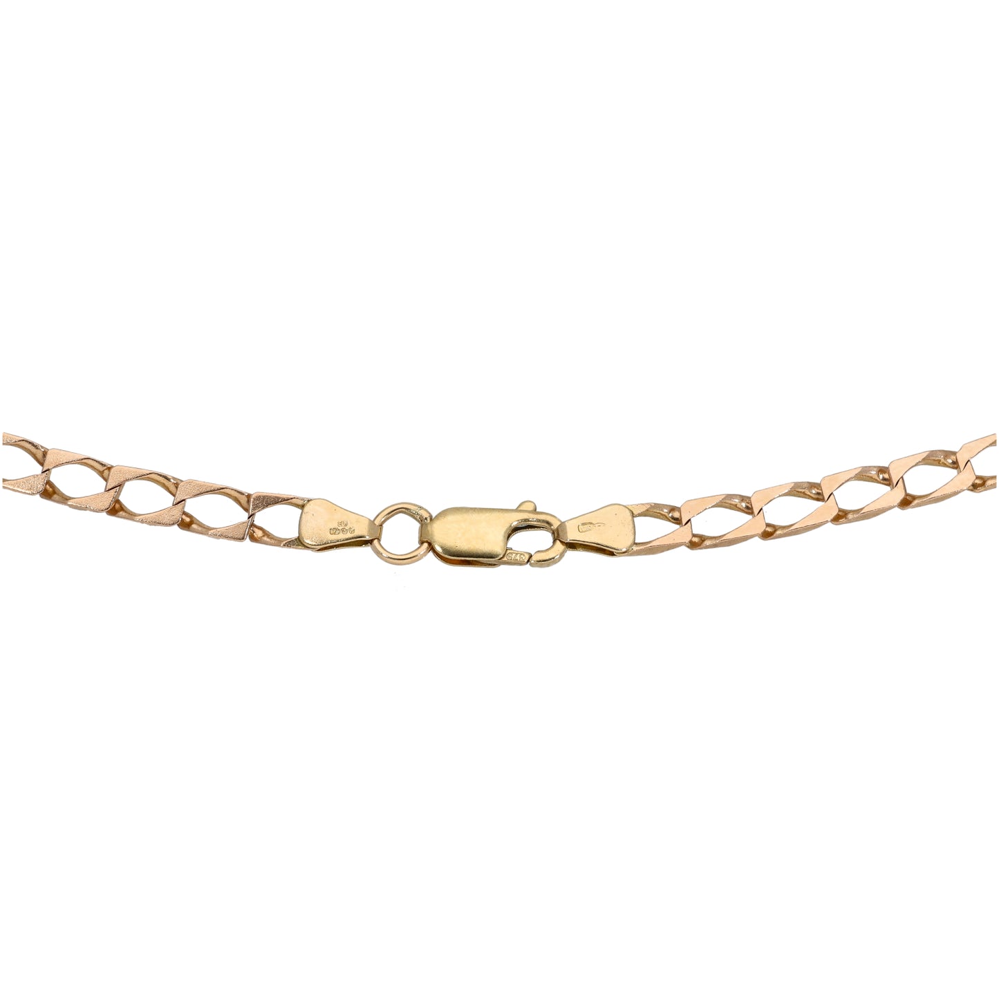 9ct Gold Curb Chain 24"