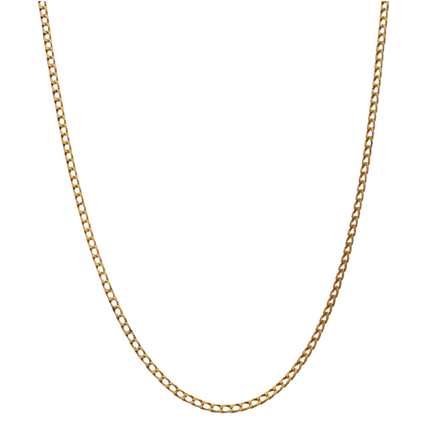 9ct Gold Curb Chain 24"
