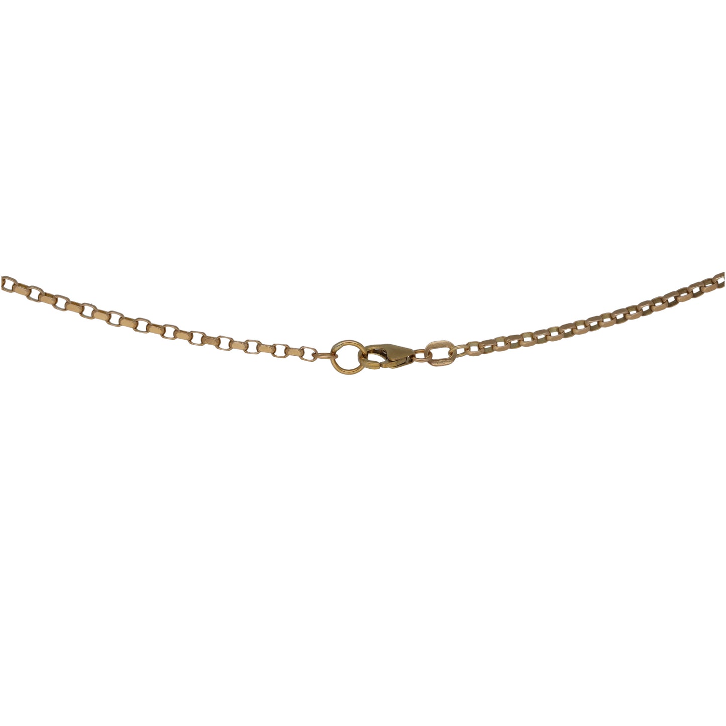 9ct Gold Topaz & 0.01ct Diamond Dress/Cocktail Pendant With Chain