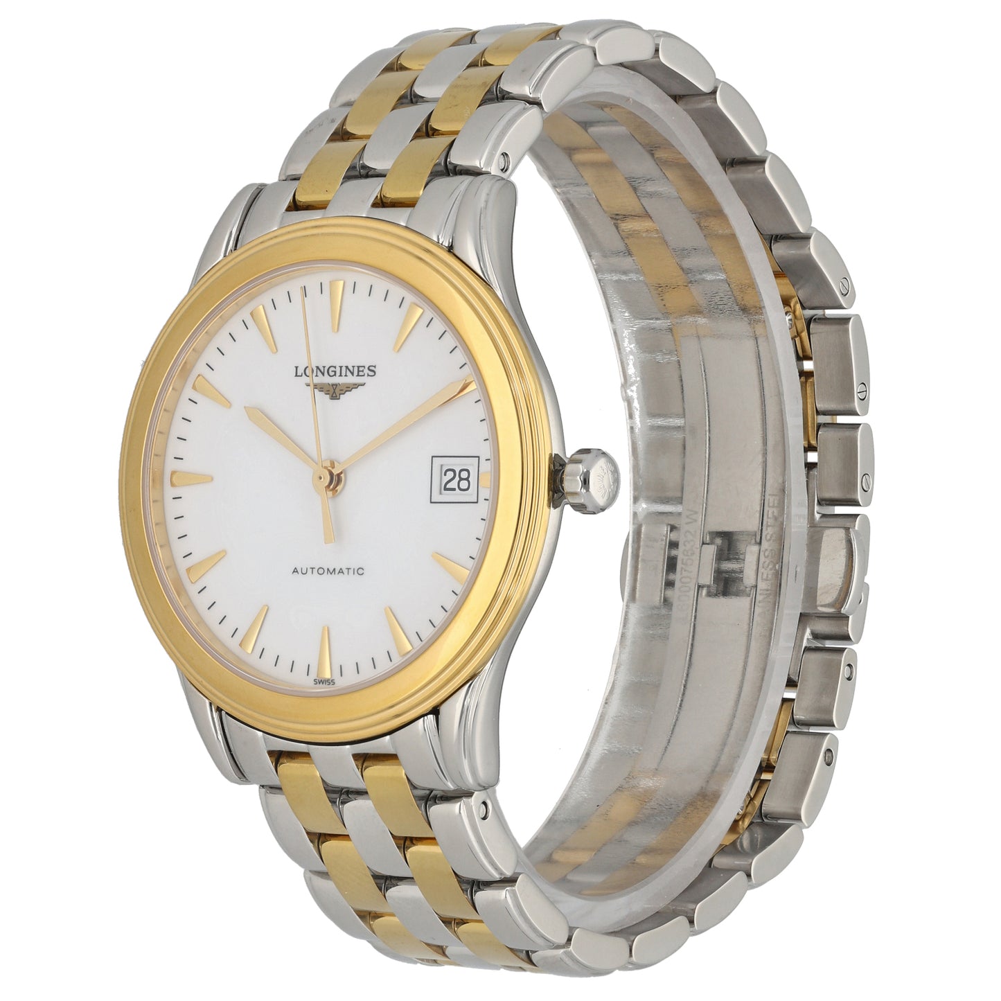 Longines Flagship l4.774.3 36mm Bi-Colour Watch
