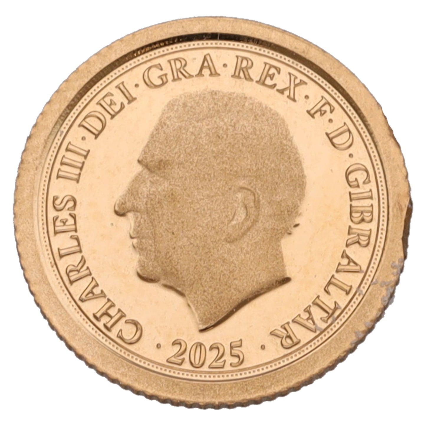 22ct Gold King Charles III Eighth Sovereign Coin 2025