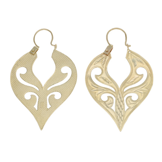 14ct Gold Creole Earrings