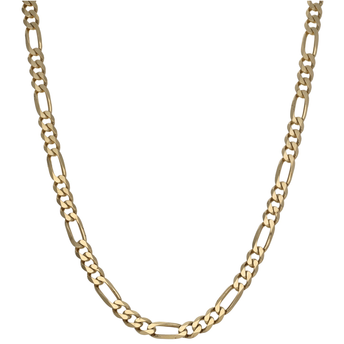 9ct Gold Figaro Chain 18"