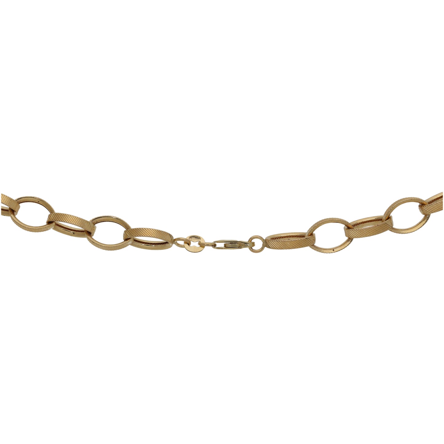 9ct Gold Belcher Chain 18"