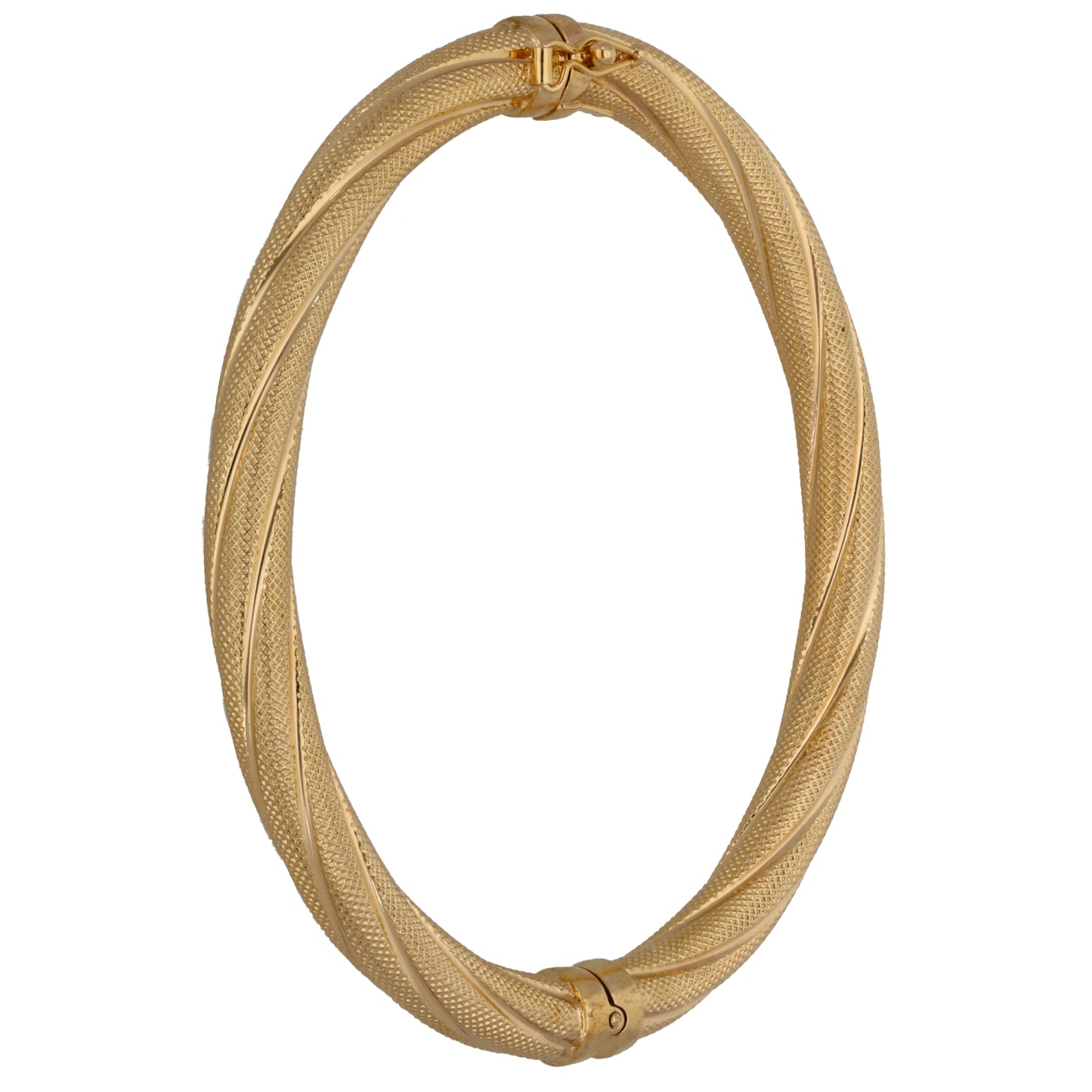 9ct Gold Hinged/Clasp Bangle