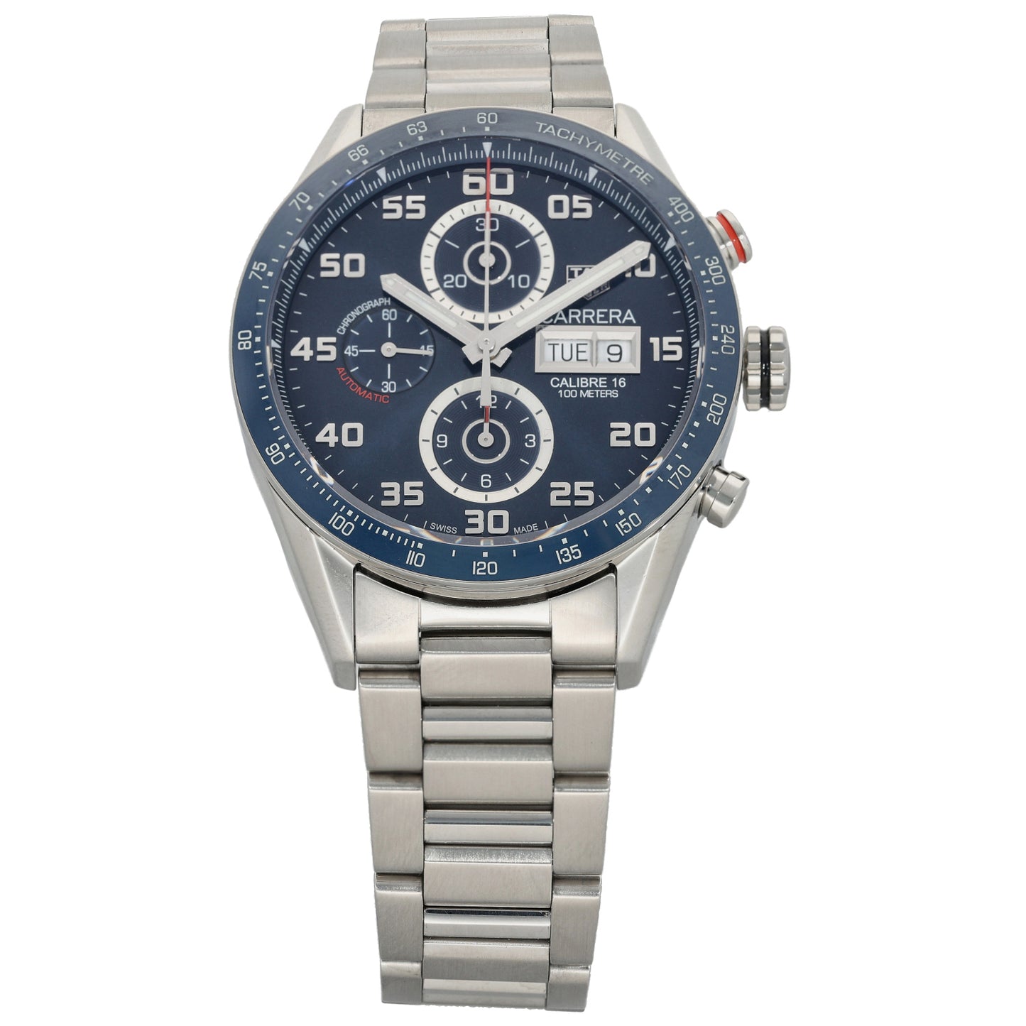 Tag Heuer Carrera CV2A1V 43mm Stainless Steel Watch