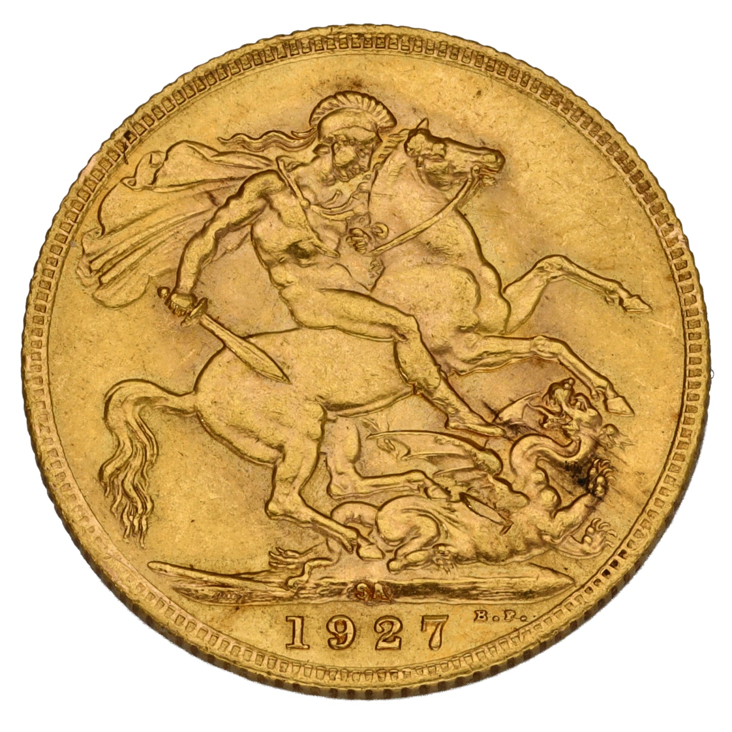 22ct Gold King George V Full Sovereign Coin 1927