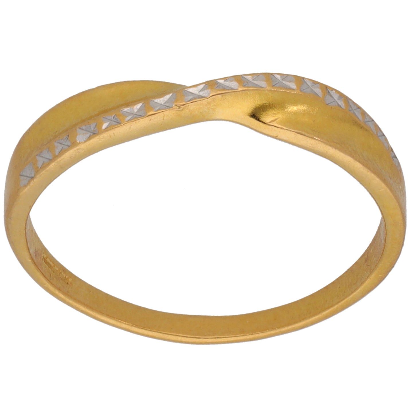 22ct Gold Alternative Ring Size S