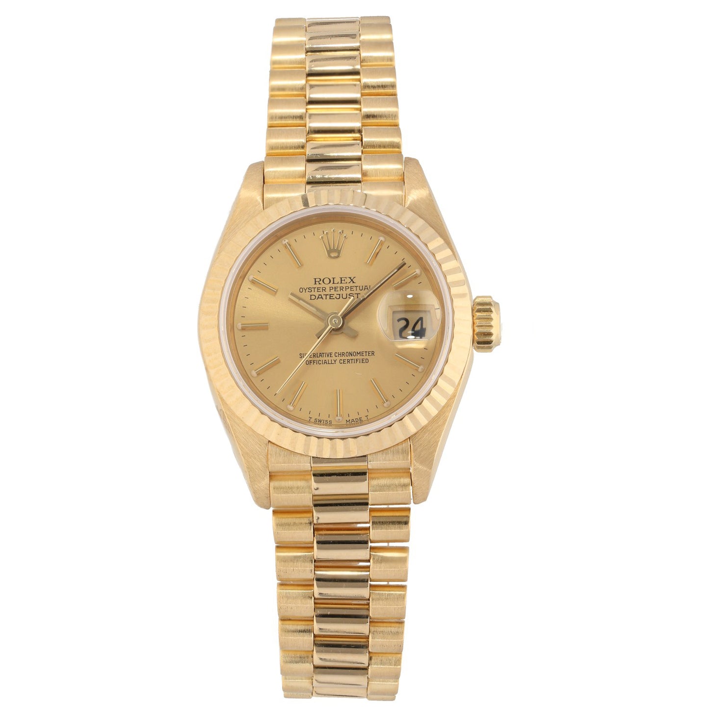 Rolex Lady Datejust 69178 26mm Gold Watch