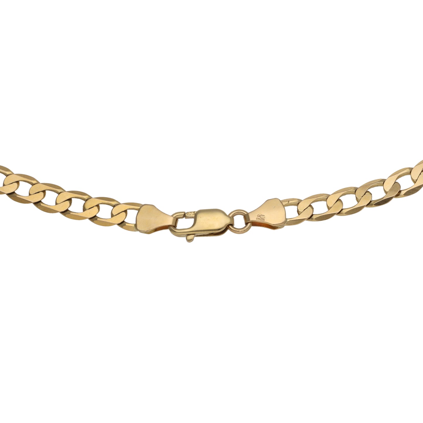 9ct Gold Curb Chain 20"