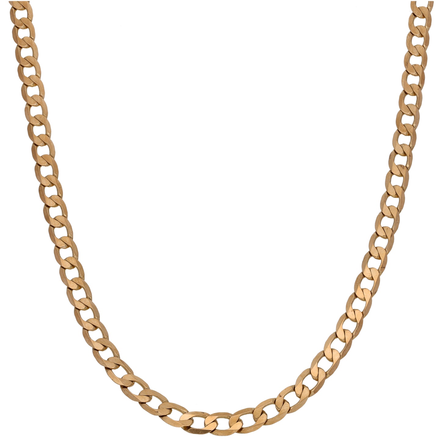 9ct Gold Curb Chain 20"