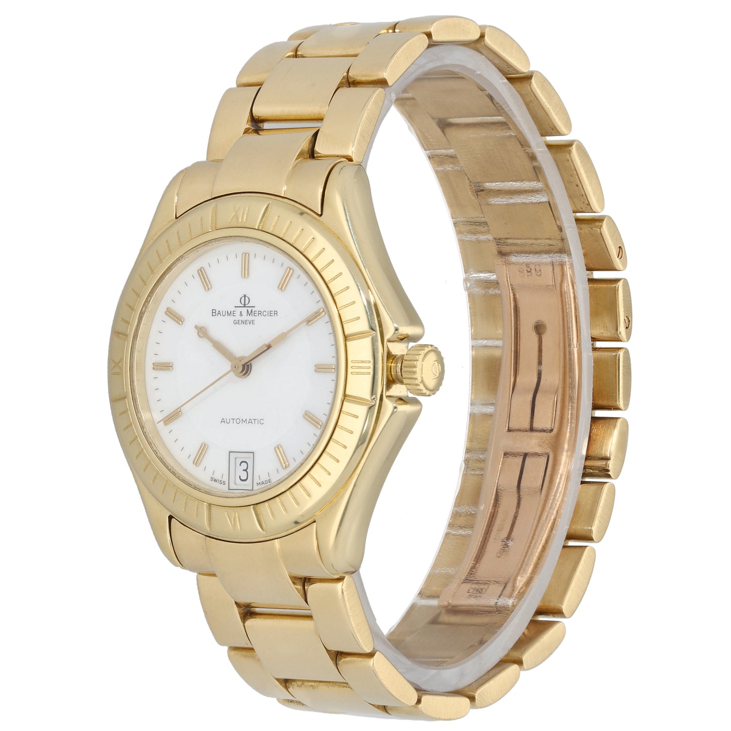 Baume Et Mercier Malibu MV045108 35mm Gold Watch