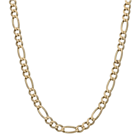 9ct Gold Figaro Chain 18"