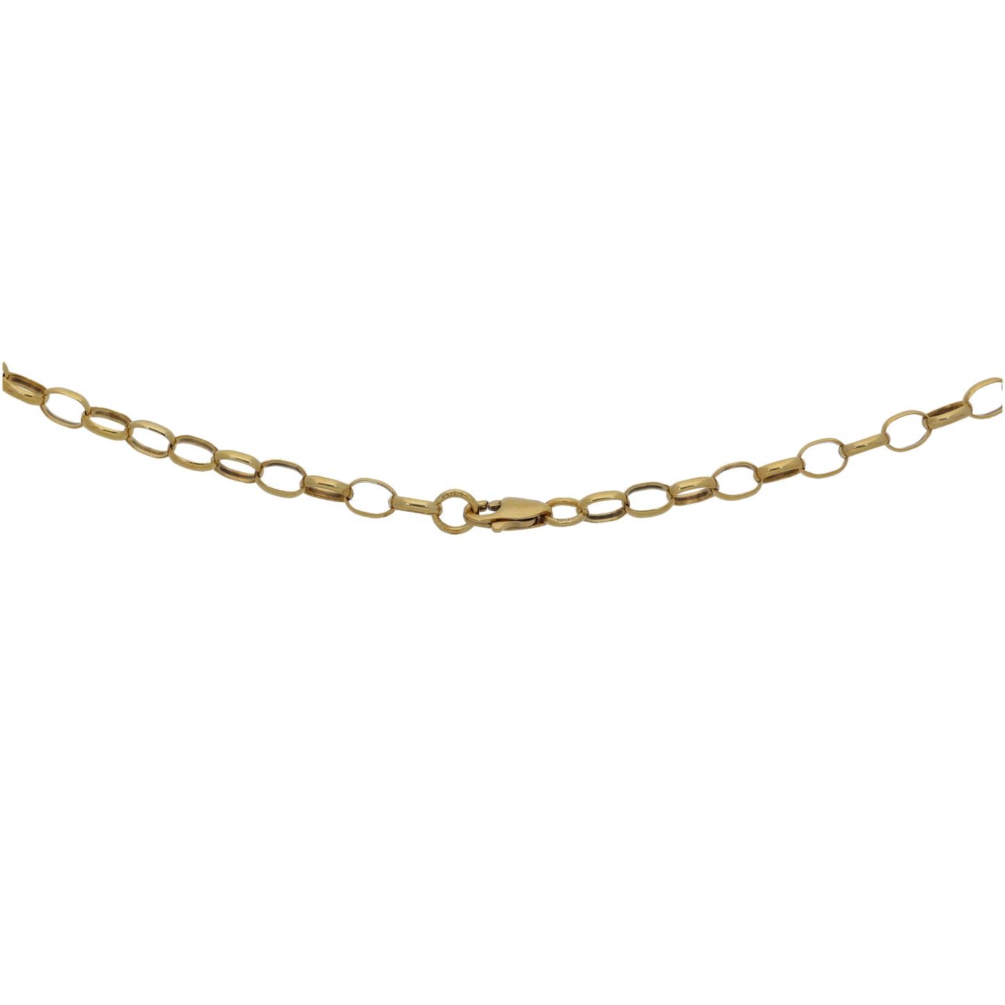 9ct Gold Belcher Chain 18"