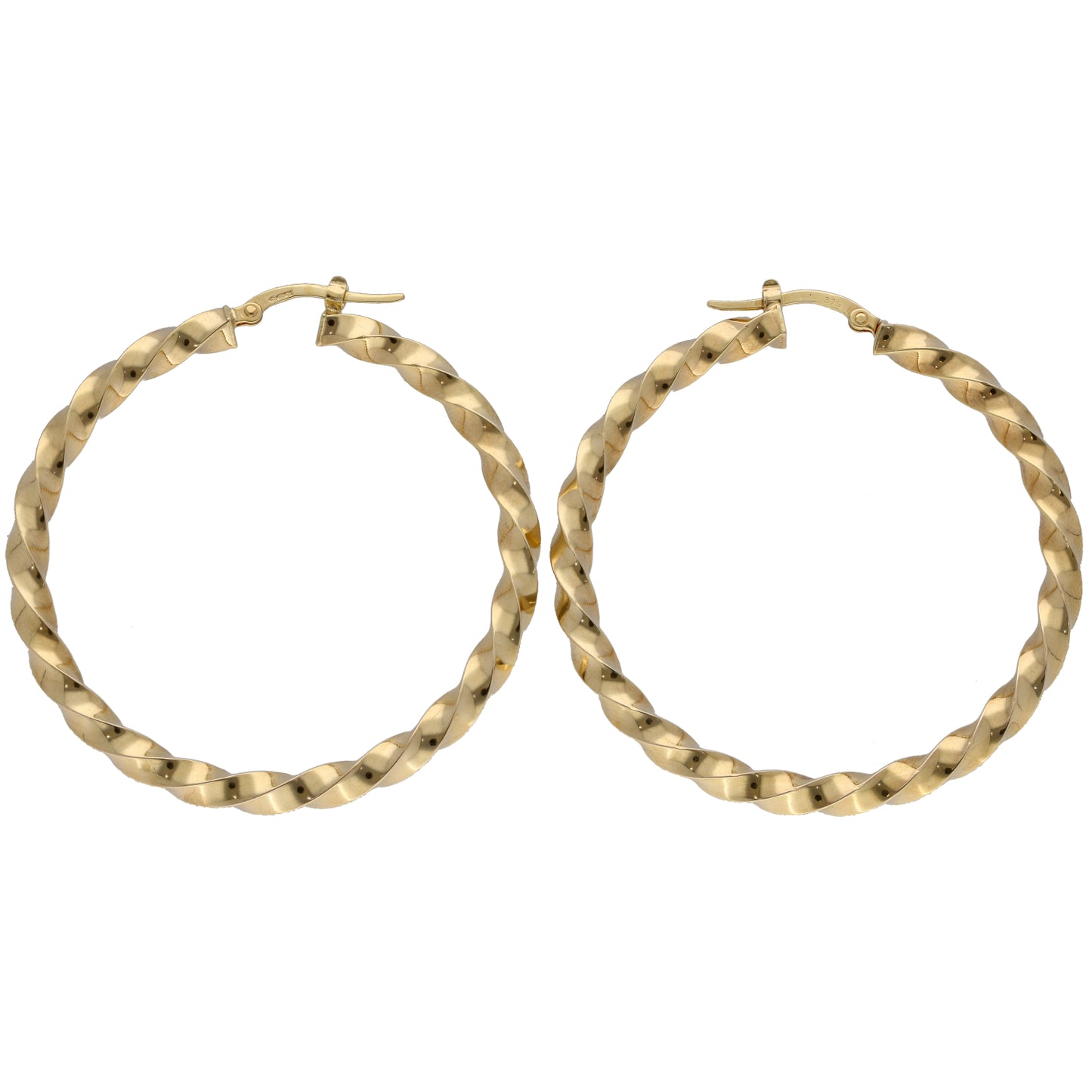 9ct Gold Hoop Earrings