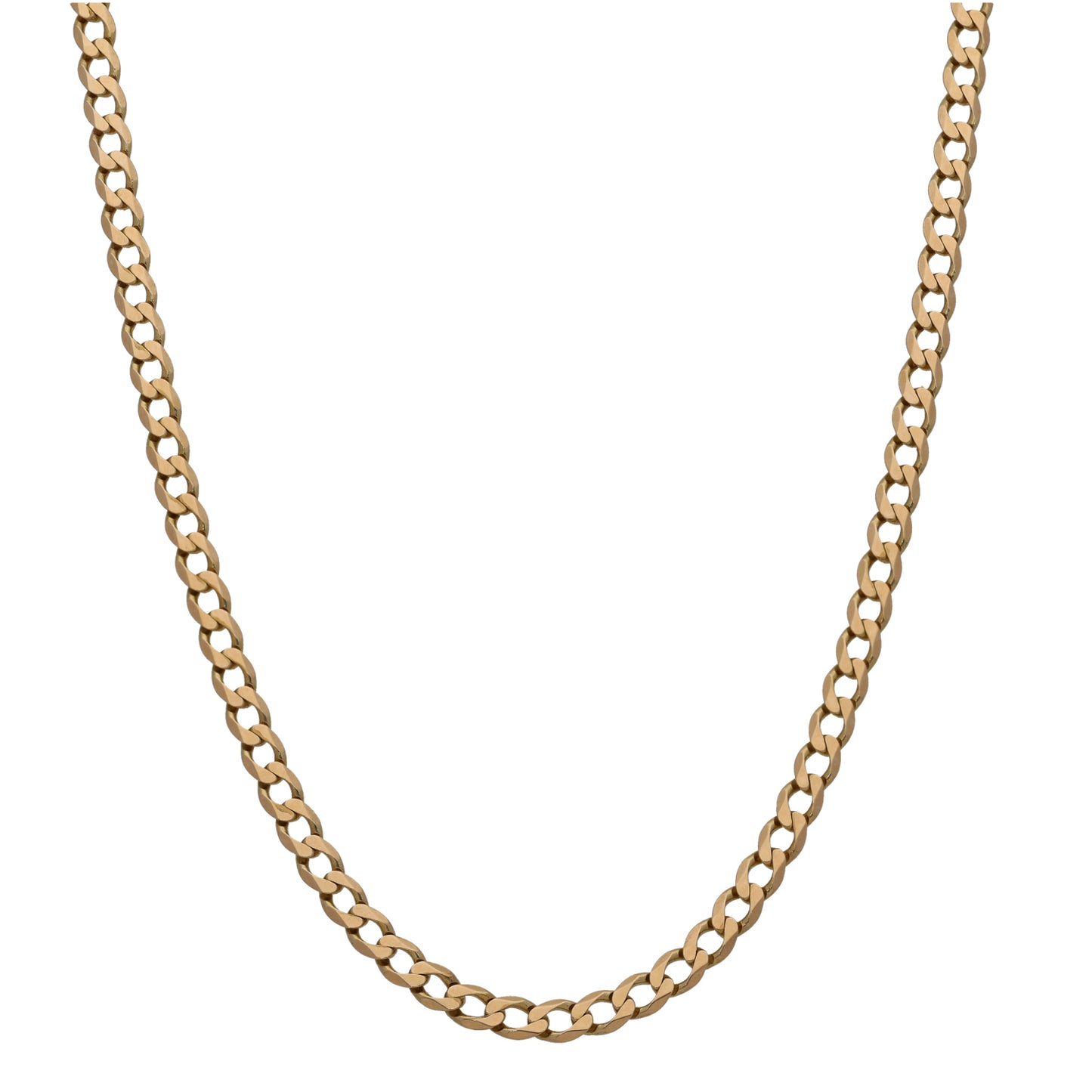 9ct Gold Curb Chain 20"