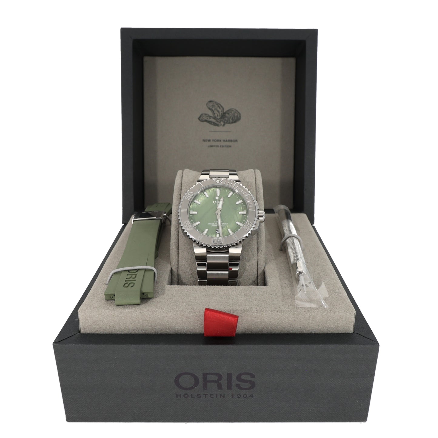 Oris Aquis 7766 4187 41.5mm Stainless Steel Watch